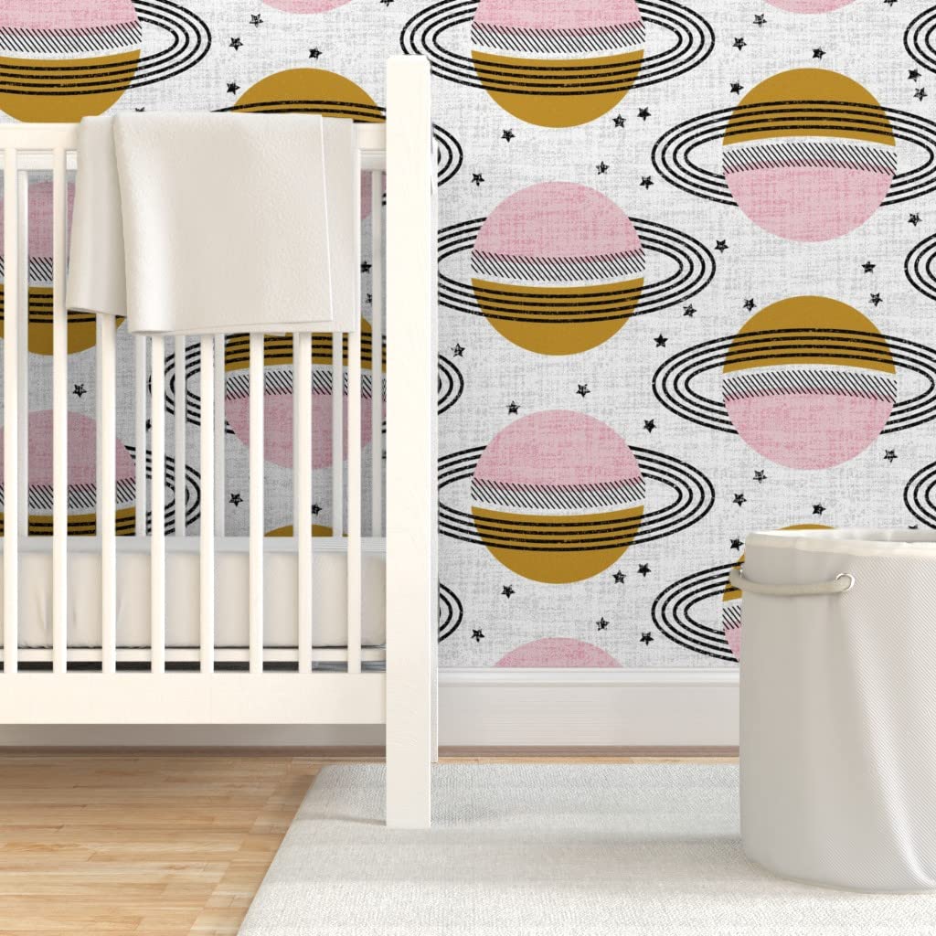Peel & Stick Wallpaper 3ft x 2ft - Space Galaxy Planets Design, Removable Self-Adhesive Wallpaper for Home Decor | Perfect for Bedroom, Nursery, Office & DIY Projects