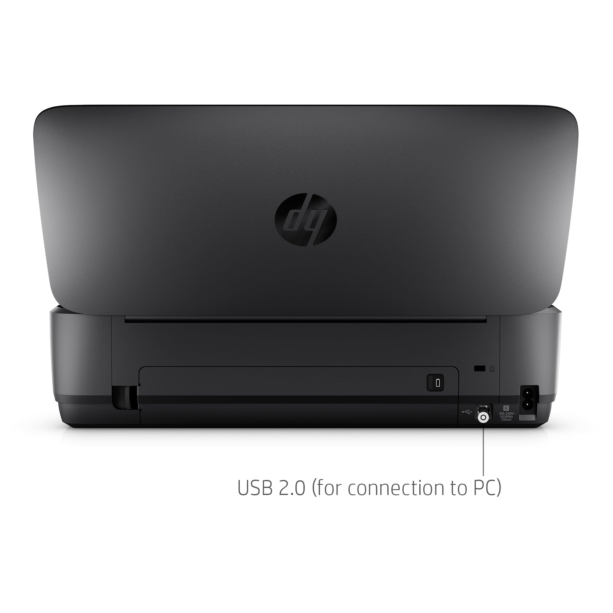 HP Officejet 250 Mobile All-in-One Printer - Wireless, Scanner, Copier with WLAN, HP ePrint, WiFi Direct, USB - 4800 x 1200 dpi High Resolution - Compact for Home Office & Business Travel - Black