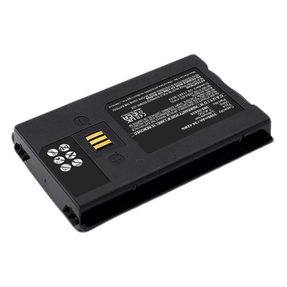 Synergy Digital 2-Way Radio Battery - 3300mAh Li-ion 7.4V High Capacity Replacement for Sepura 300-01852 & 300-00631 - Perfect for Emergency Services, Security, and Outdoor Communication