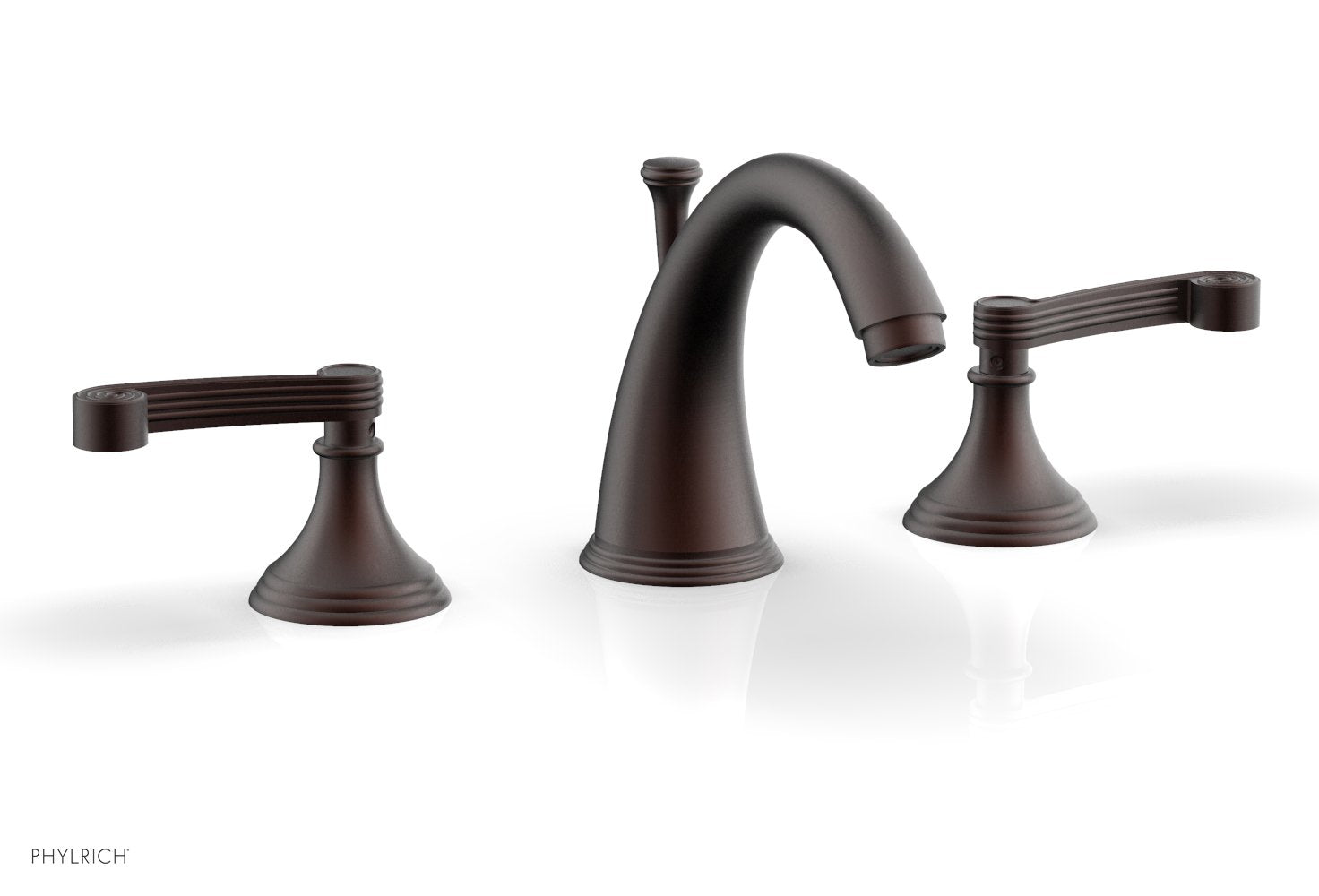 3-Hole Widespread Bathroom Faucet - D206 Brushed Nickel Finish for Sink Vanity, Perfect for Modern Home & Hotel Renovation
