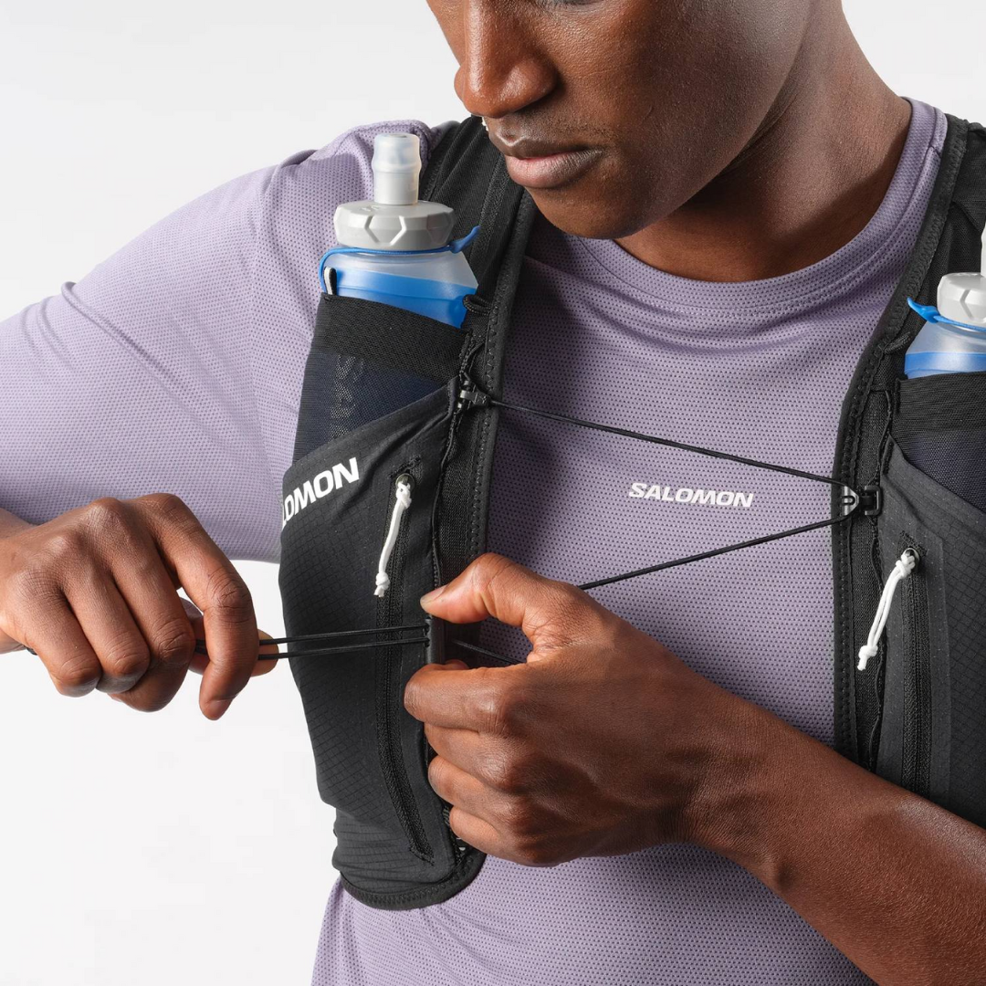 Salomon Unisex Sense Pro 6 Hydration Vest - Lightweight Running Pack with Water Reservoir for Trail Running, Hiking & Outdoor Adventures (LC2318500)