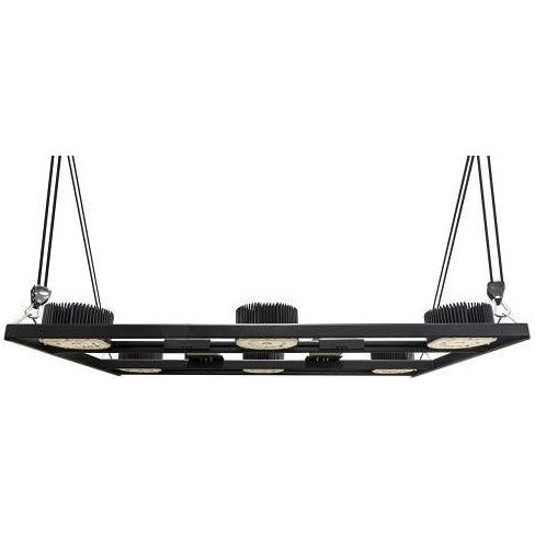 Rapid LED Chilled Logic 4' x 4' Full Spectrum LED Grow Light Fixture for Indoor Plants - Perfect for Hydroponics, Greenhouses & Home Gardening