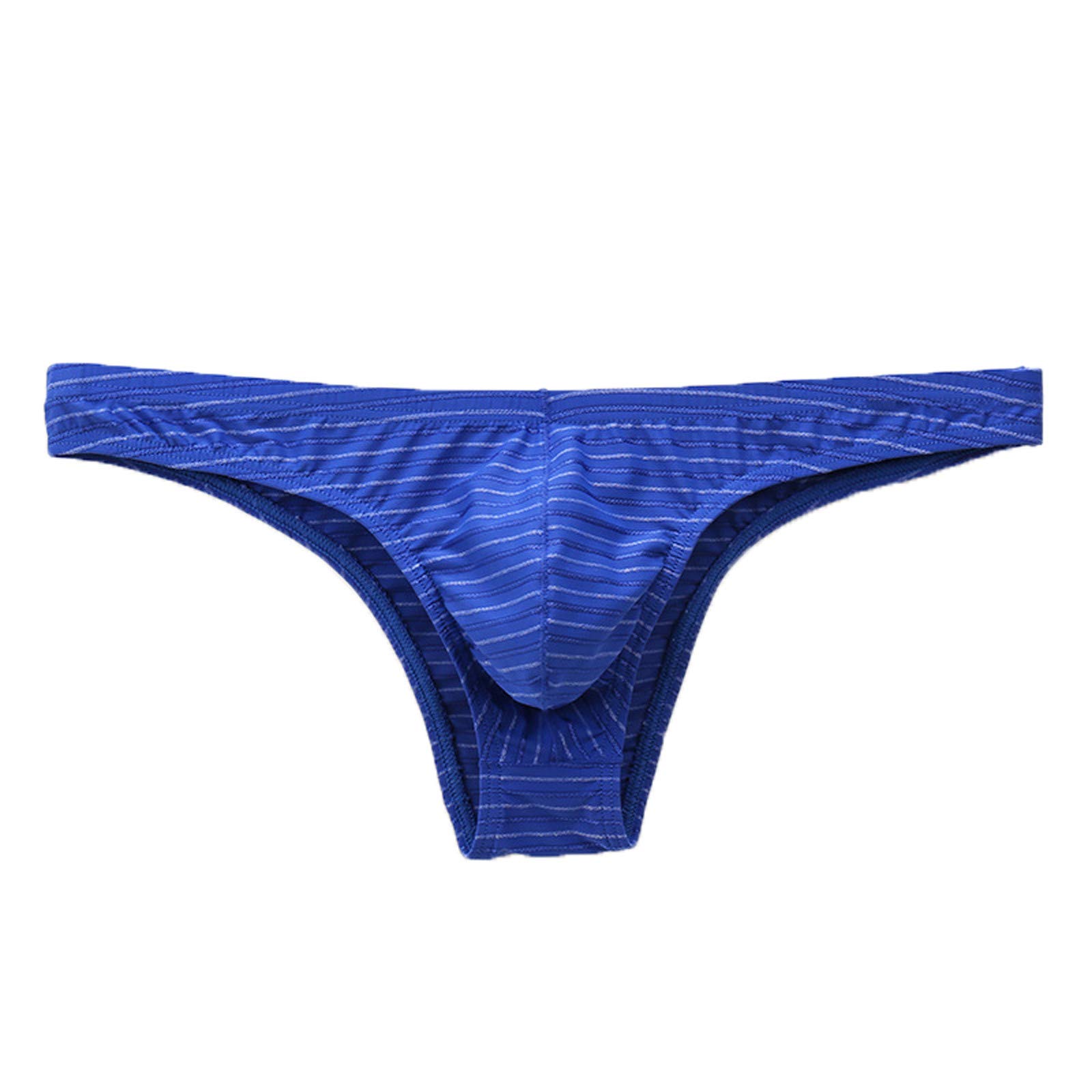 Color Striped Waistband Men's Bikini Briefs - Low Rise Hipster Underwear for Men | Comfortable Cotton Boxer Shorts for Everyday Wear, Gym & Sports