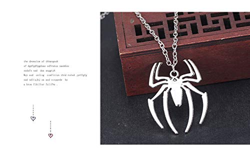 Halloween Spider Necklace - Stainless Steel Gothic Spider Pendant for Women & Men | Perfect for Halloween Costumes, Goth Fashion & Punk Accessories