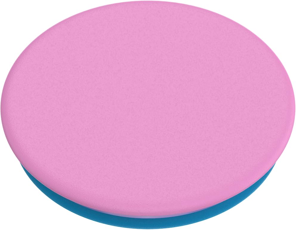 PopSockets PopGrip: Collapsible Phone Grip & Stand with Swappable Top - Colorblock Pink for iPhone, Samsung & Smartphones - Perfect for Selfies, Videos & Hands-Free Use