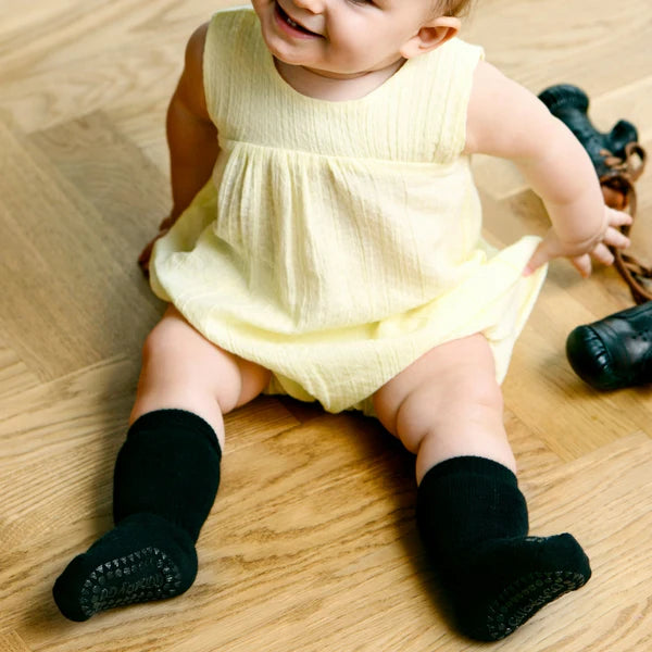 Non-Slip Cotton Baby Socks for Toddlers - Soft & Anti-Slip Infant Socks for Crawling, Walking & Playtime at Home