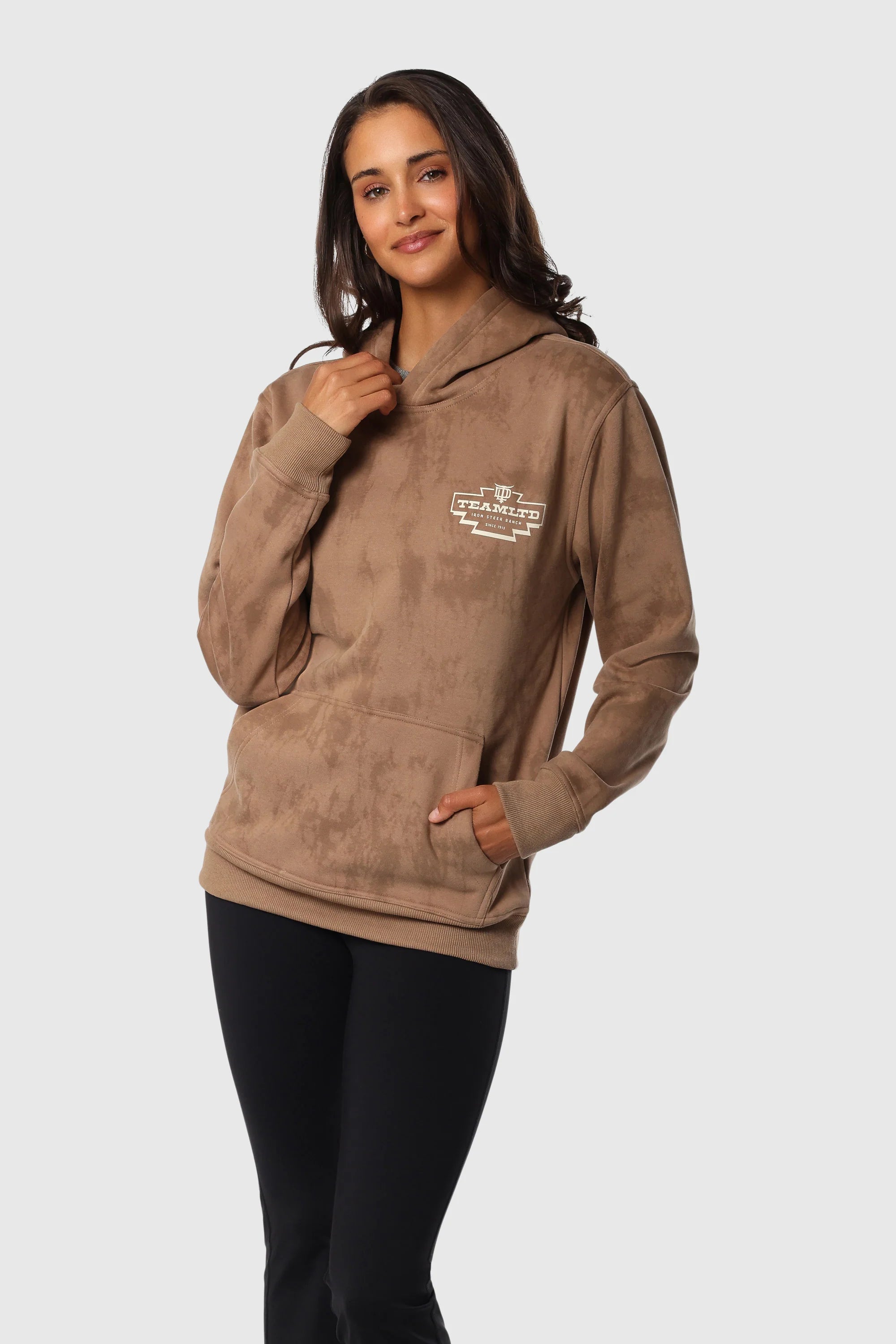 Ranch Hoodie Tan - Comfortable & Stylish Cowboy Hooded Sweatshirt for Men & Women - Perfect for Outdoor Adventures, Rodeos & Casual Wear