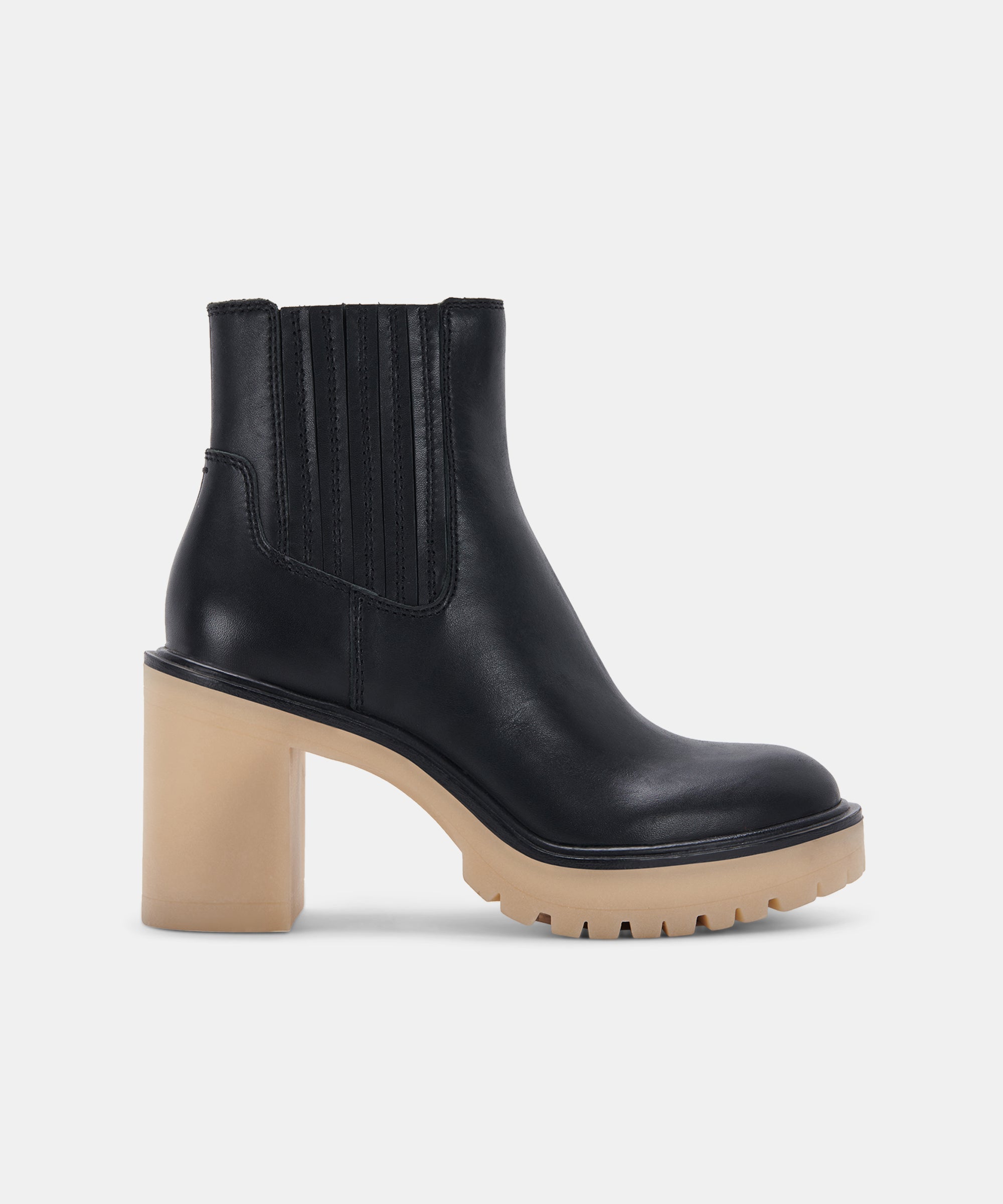 **Re:vita Caster H2O Black Leather Booties for Women - Waterproof & Stylish for Outdoor Adventures, Hiking, and Casual Wear**