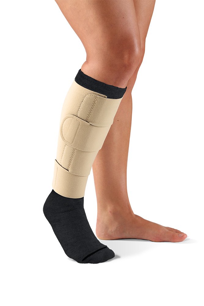 SIGVARIS COMPREFLEX LITE Below Knee Compression Socks 10-15 mmHg - Low Stretch, XLarge Beige - Ideal for Circulation Support, Travel & Recovery