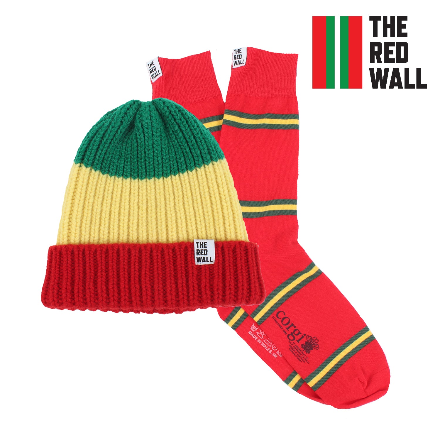 Red Knit Beanie Hat Gift Set for Men & Women - Winter Warm Fleece Lined Skull Cap - Perfect for Cold Weather, Outdoor Activities, and Holiday Gifts
