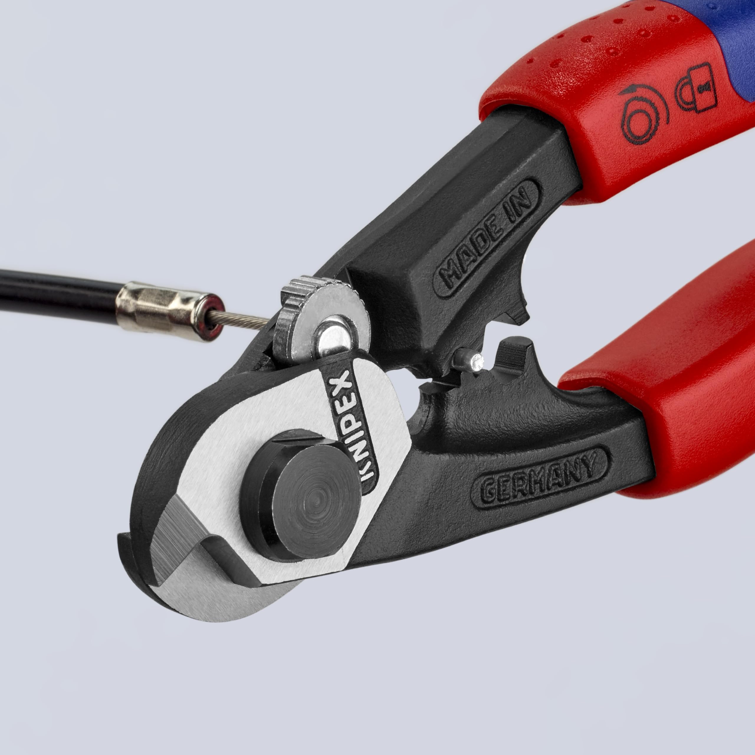 KNIPEX Premium Wire Rope Cutters - Heavy Duty Cable Shears for Industrial & DIY Use - Perfect for Construction, Marine, and Automotive Applications