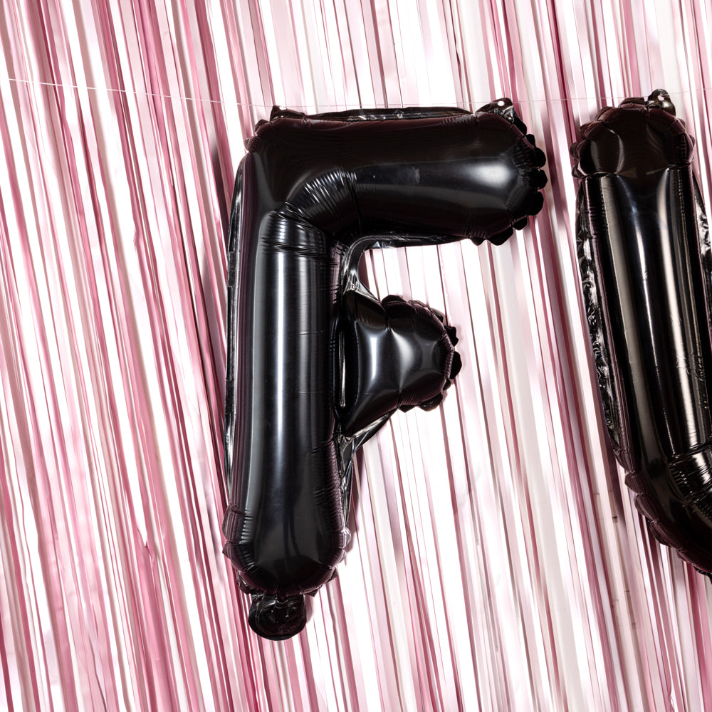 Balloonify Black Mylar Letter F Balloon - 16 Inch, 1 Count Box - Perfect for Birthday Parties, Baby Showers & Graduation Decorations