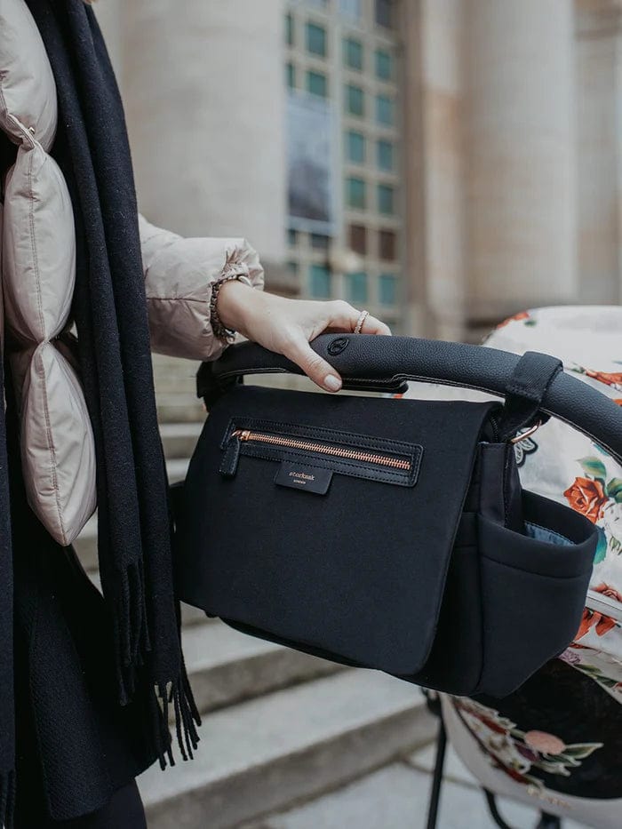 Storksak Premium Stroller Organizer - Luxury Diaper Bag & Baby Essentials Carrier for On-the-Go Parents | Perfect for Shopping, Travel & Daily Outings