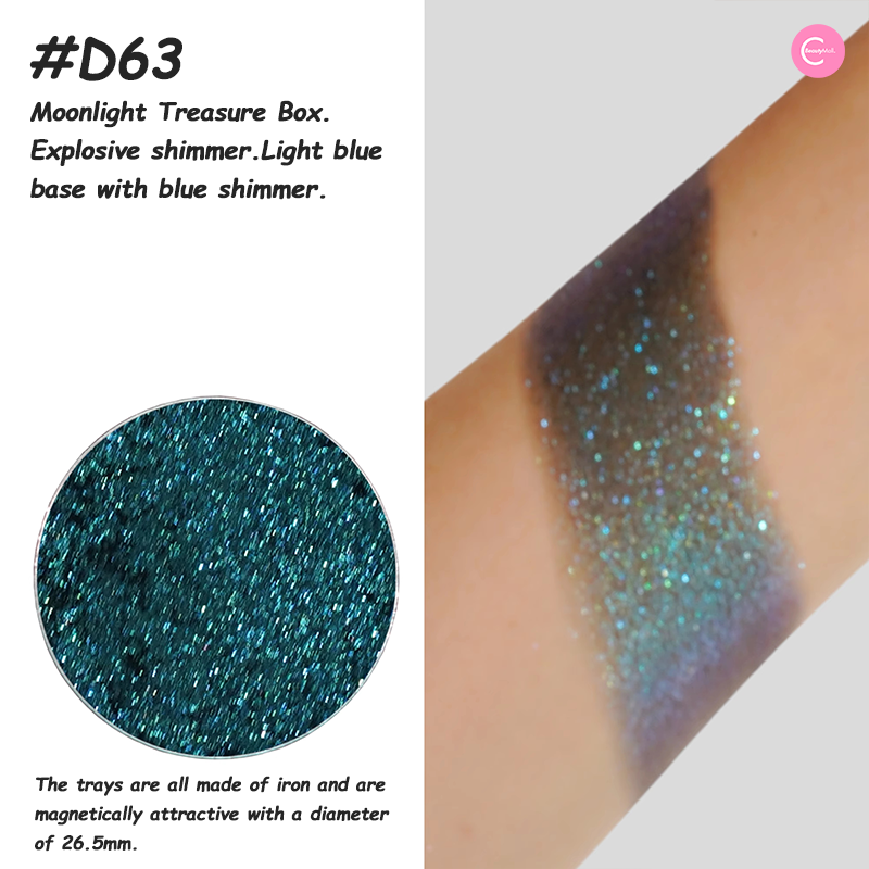 WOSUPRE Chameleon All-In-One DIY Eyeshadow Palette - Customizable Makeup Kit for Professional & Everyday Use - Perfect for Travel, Parties, and Creative Looks