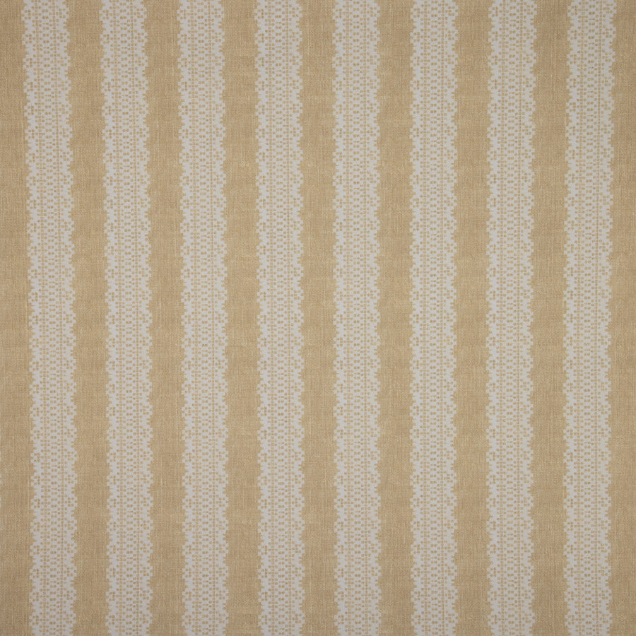 Torchon Stripe Wallpaper in Dijon Yellow - Peel and Stick Removable Wallpaper for Bedroom, Living Room & Home Decor