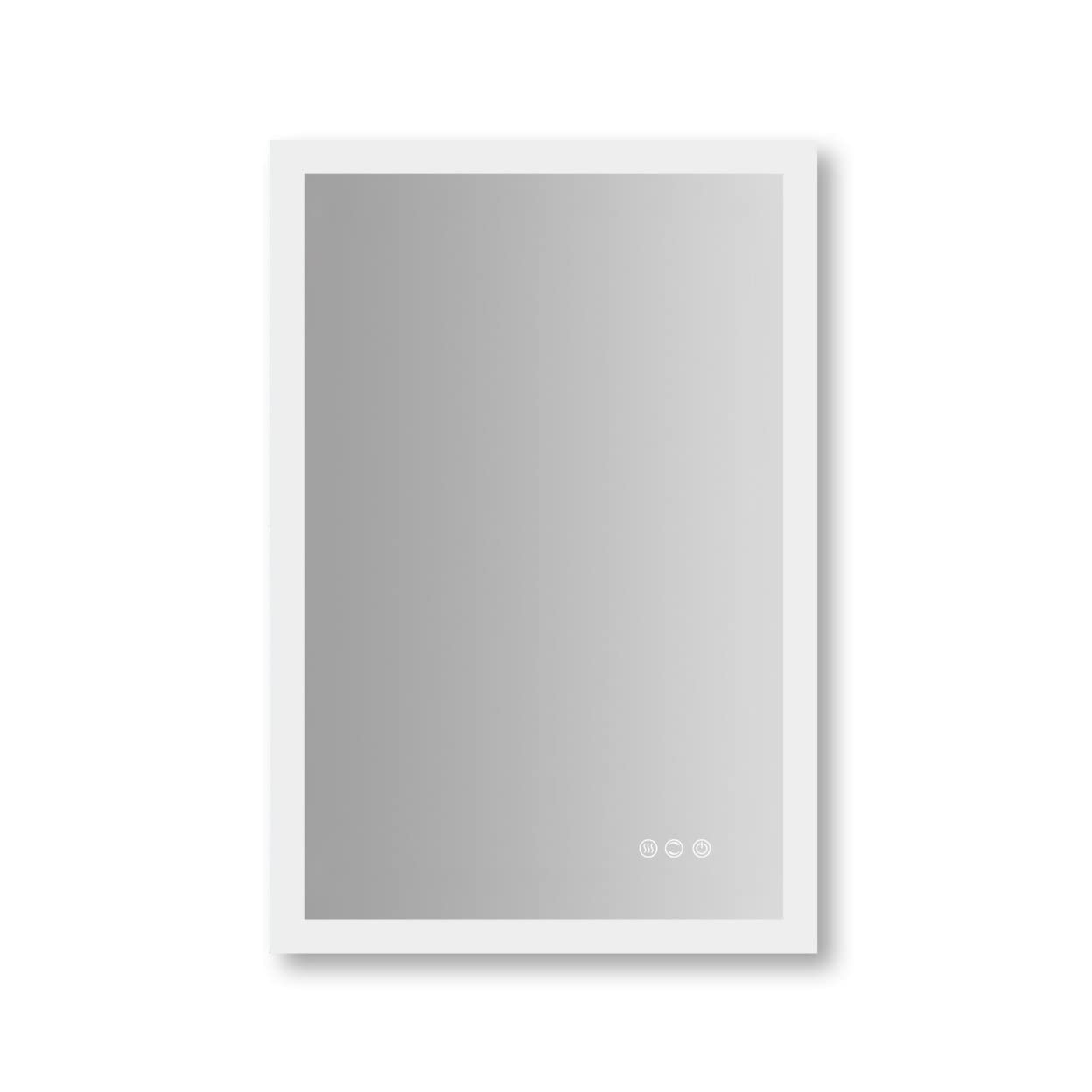 ExBrite 36 x 24 Inch LED Bathroom Mirror with Anti-Fog, Dimmable Lights - Modern Vanity Mirror for Makeup, Shaving & Home Decor