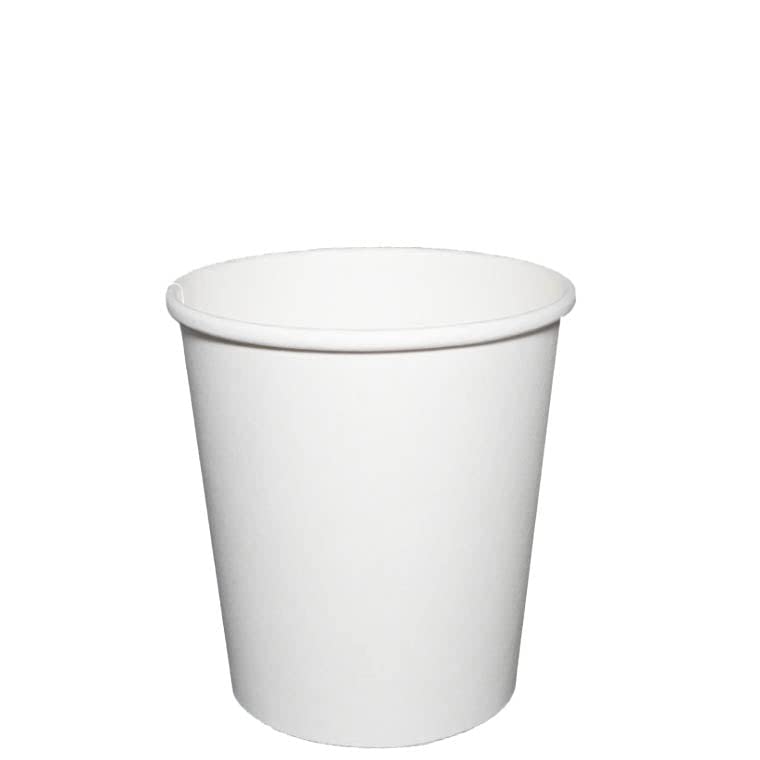 Eco-Friendly 16oz Disposable White Paper Soup Bowls - Microwave & Freezer Safe Takeout Containers for Ice Cream, Frozen Yogurt, Desserts & Food Storage (Pack of 200) - Perfect for Parties, Catering & Restaurants