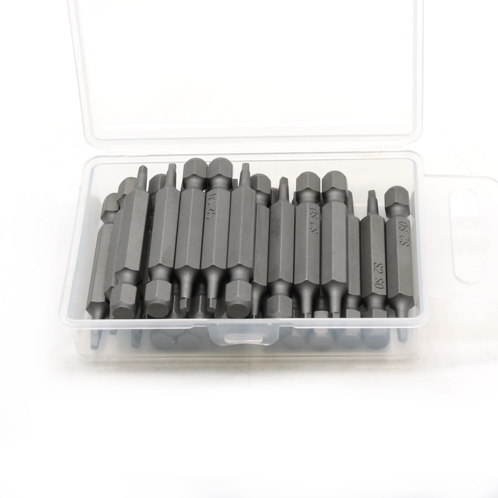 25-Piece #0 Square Robertson 2-Inch Screwdriver Insert Bit Set - Premium Screwdriver Bits for Woodworking, Construction, and DIY Projects