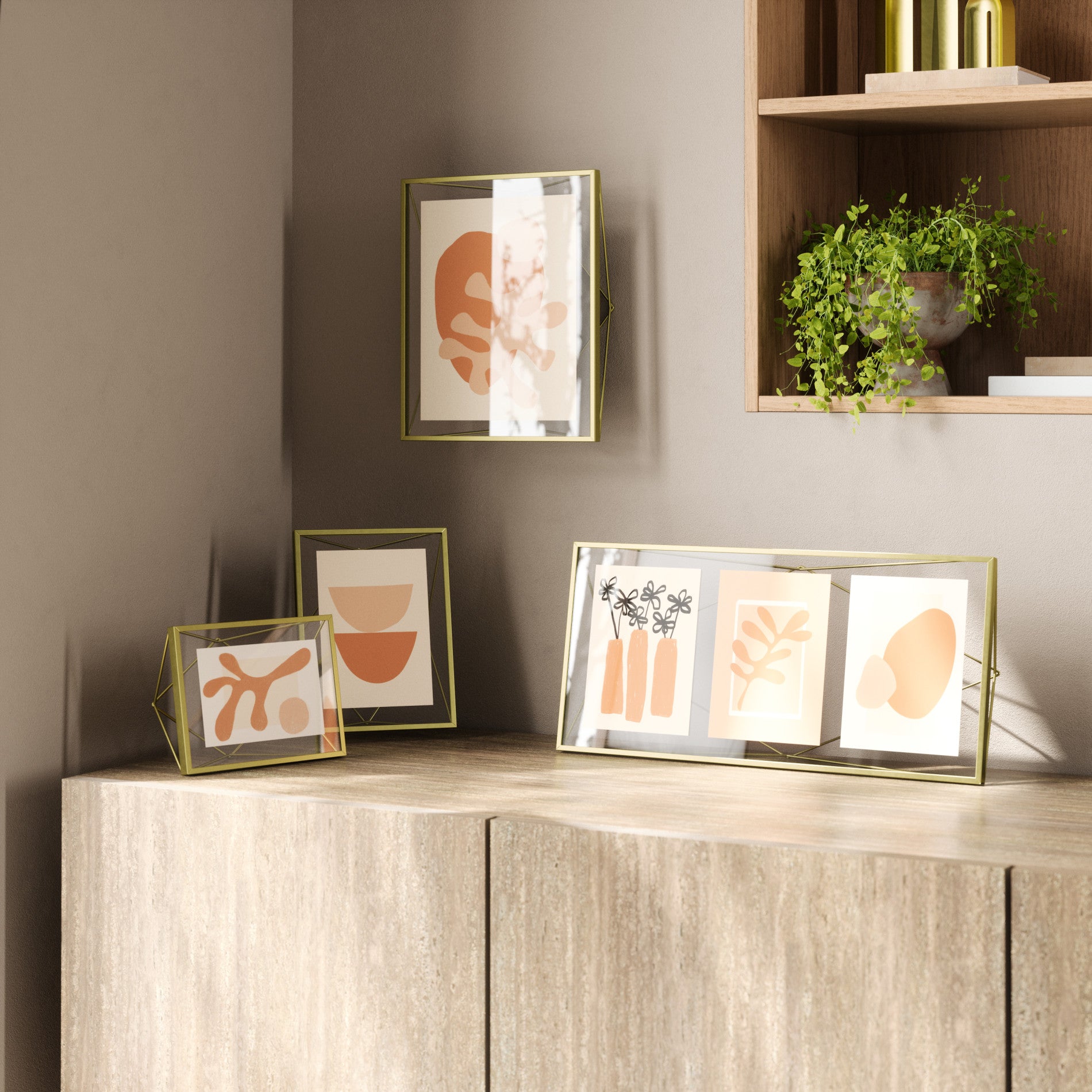Prisma Picture Frame - Elegant Modern Photo Display for Wall & Tabletop - Perfect for Home Decor, Office, and Gift Giving