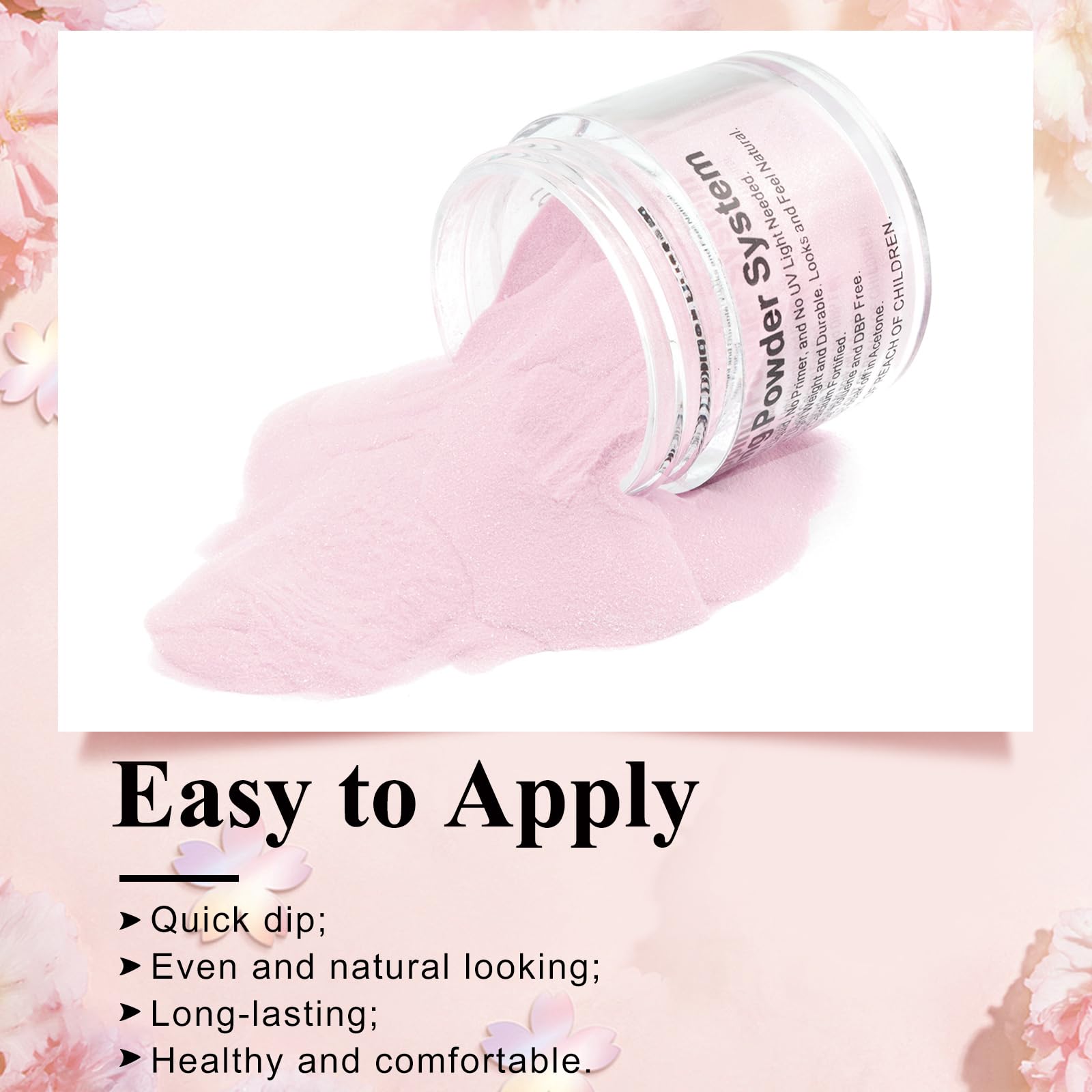 28g/Box Clear & Pink Dipping Powder for French Manicure - Natural Nail Foundation, White Dip Powder Nails Starter Kit - Perfect for Salon & Home Nail Art DIY