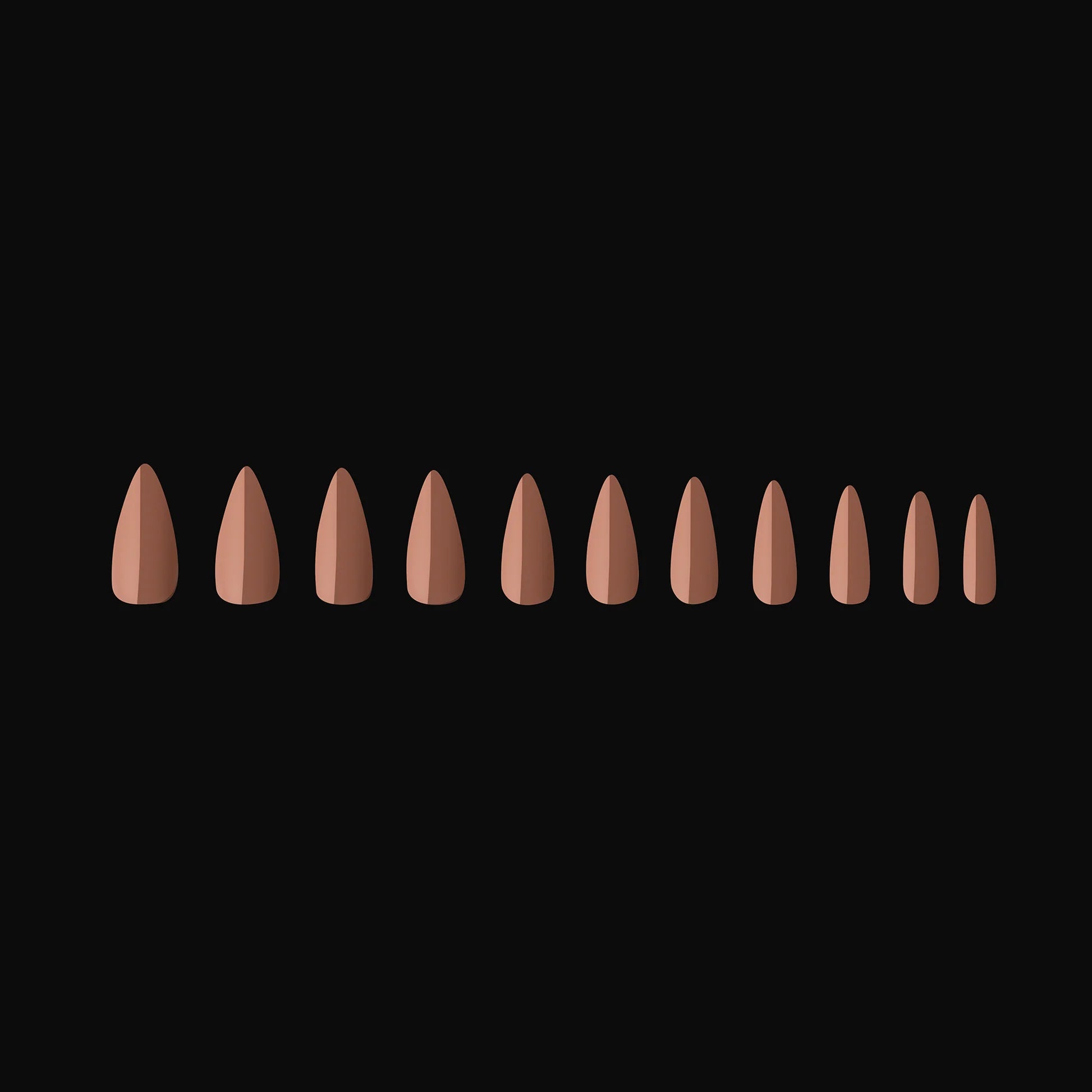 Apres Gel X Neutrals Imani Natural Tips 150pc Medium Stiletto Nail Extensions - Professional Salon Quality Press-On Nails for Manicures, Pedicures & Special Occasions