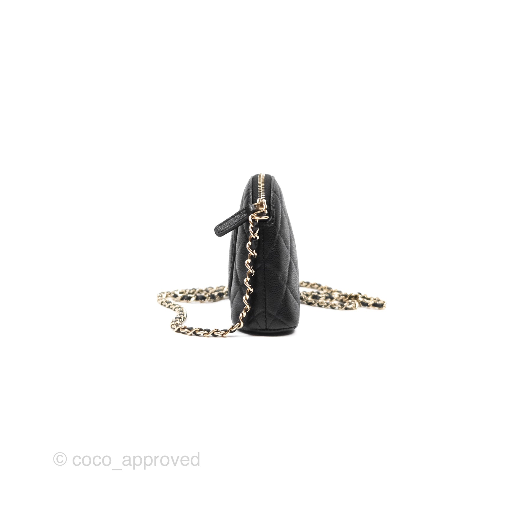 Chanel Black Caviar Leather Quilted Clutch Bag with Chain Strap - Elegant Evening Bag for Parties, Weddings & Special Occasions