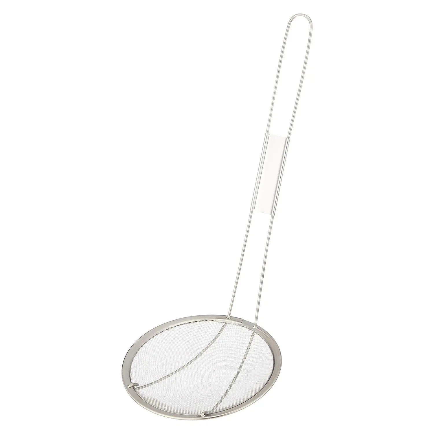 Premium Stainless Steel Skimmer for Cooking - Little Wood Kitchen Utensil for Frying, Soup, and Deep Frying - Perfect for Home Chefs and Professional Kitchens