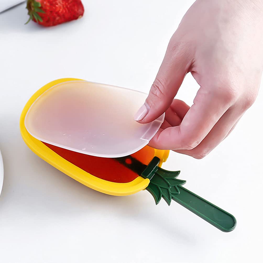 DOITOOL 3-Piece Fruit-Shaped Popsicle Molds Set with Lids - DIY Ice Cream & Popsicle Maker for Homemade Treats - Perfect for Summer Snacks, Kids Parties, and Healthy Frozen Desserts