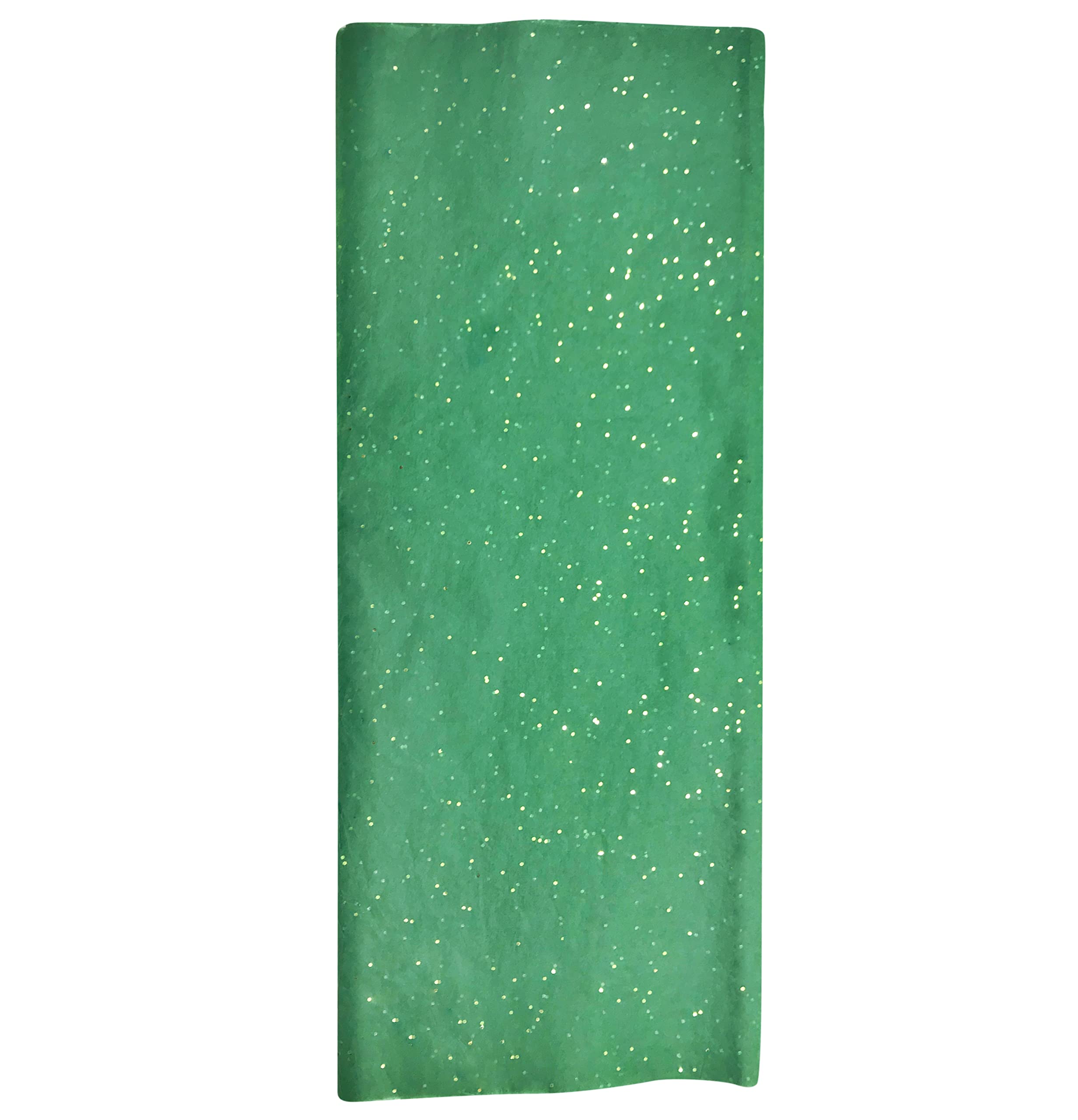 Eco-Friendly Dark Green Sarras Gift Wrapping Tissue Paper with Reflective Gemstones - 30 Sheets for Christmas Gifts, Wedding Decorations, Party Favors & Holiday Packaging | Perfect for Gift Baskets, Trays and Festive Home Decor