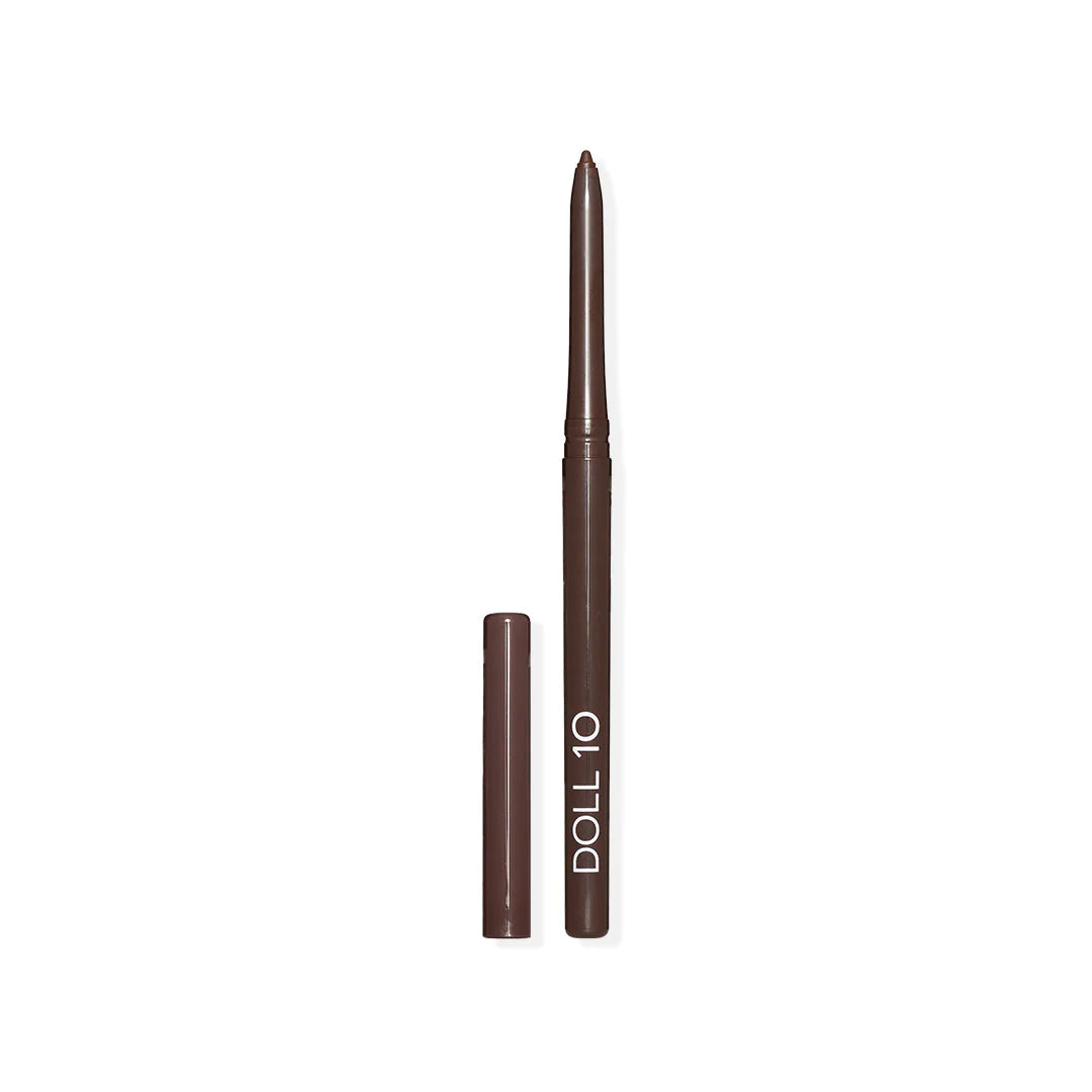 Doll 10 T.C.E Automatic Skinny Eyeliner - Waterproof & Smudge Proof - Perfect for Everyday Makeup & Professional Looks