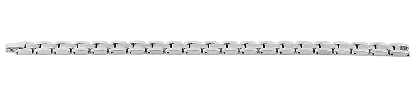 Stainless Steel Block Link Bracelet for Men & Women - Durable & Stylish Chain Bracelet for Everyday Wear, Gifts & Fashion Accessories