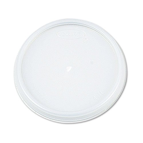 Dart 16JLDART Vented Lid for Foam Cups - 1000 Count Bulk Pack, Translucent Plastic Disposable Cup Lids - Perfect for Coffee Shops, Restaurants & Takeout Businesses