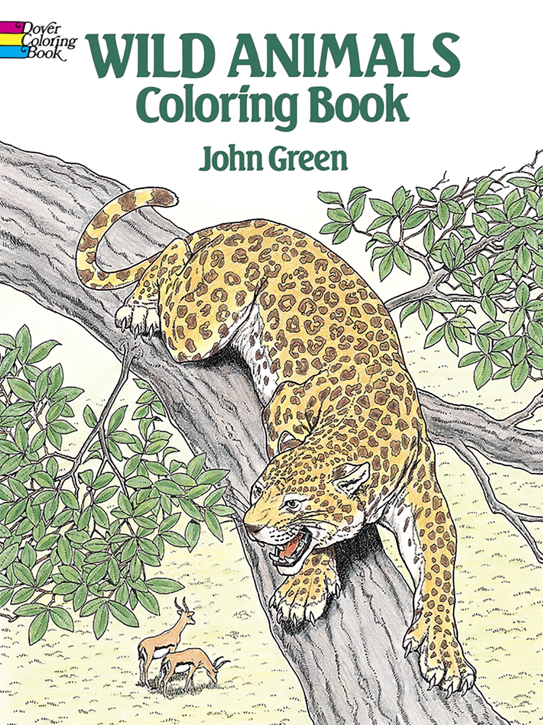 Wild Animals Coloring Book for Adults & Kids - 50+ Realistic Animal Designs - Stress Relief & Creativity - Perfect for Relaxation, Education & Gifts (Dover Animal Coloring Books) - Use at Home, School or Travel