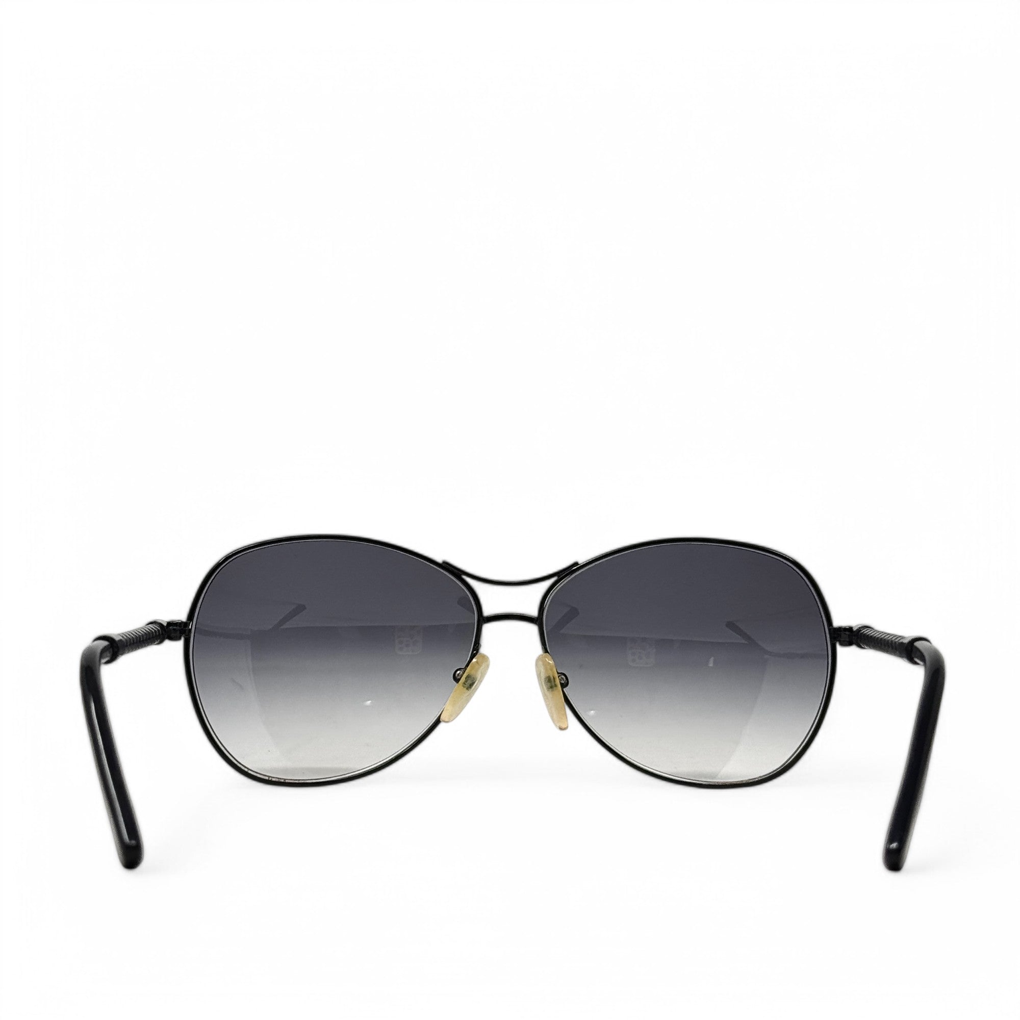 Bottega Veneta Black Aviator Gradient Sunglasses for Men & Women - UV Protection Polarized Lenses - Luxury Fashion Shades for Driving, Travel & Outdoor Activities