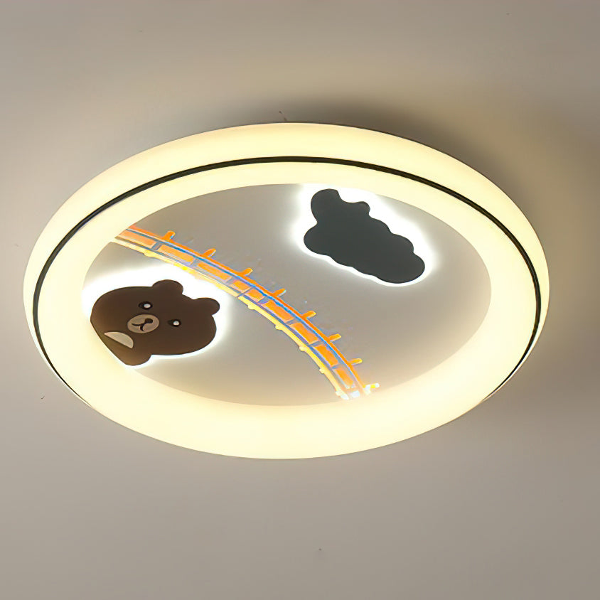 Adorable Cartoon Ceiling Light - Kids Room Decor, Nursery Lighting, Playroom Fixture - Perfect for Bedrooms, Children's Spaces & Themed Rooms