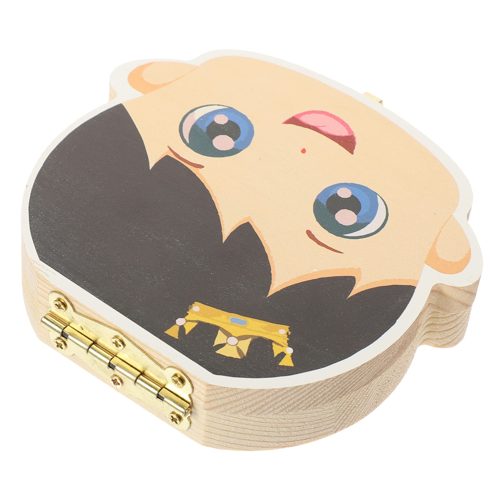 Toyvian 3-Piece Baby Memory Keepsake Box Set - Wooden & Alloy Newborn First Tooth Storage Container | Perfect for Preserving Baby Teeth, Umbilical Cord Stump & First Hair Locks | Ideal Baby Shower Gift & Nursery Decor