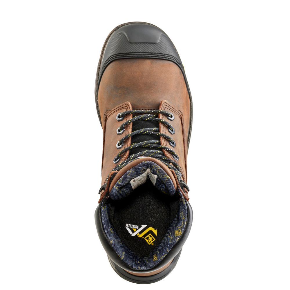 **Terra Gantry LXI Men's 8 Composite Toe Work Boots - 400g Insulated, CSA Safety Certified, Brown (TR0A8398DBX) - Ideal for Construction, Warehouse & Outdoor Work**