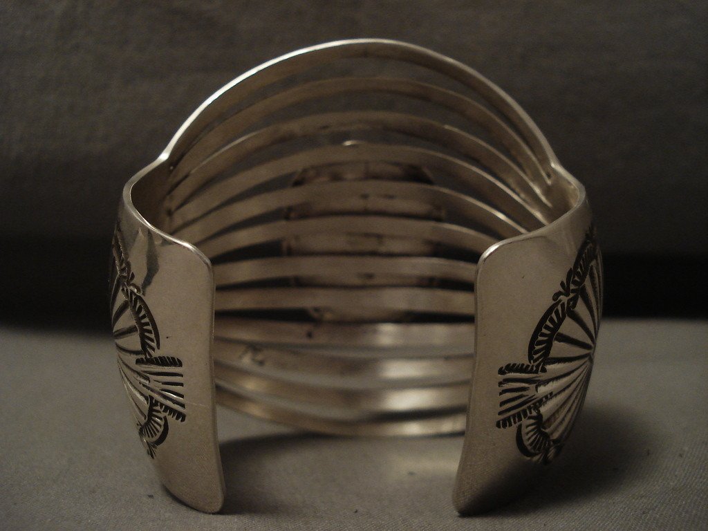 12 Shanks 'Turquoise Hand' Navajo Bulbous Turquoise Native American Jewelry Silver Bracelet - Authentic Southwest Style for Women, Gift for Her, Boho Fashion Accessory, Perfect for Festivals & Special Occasions
