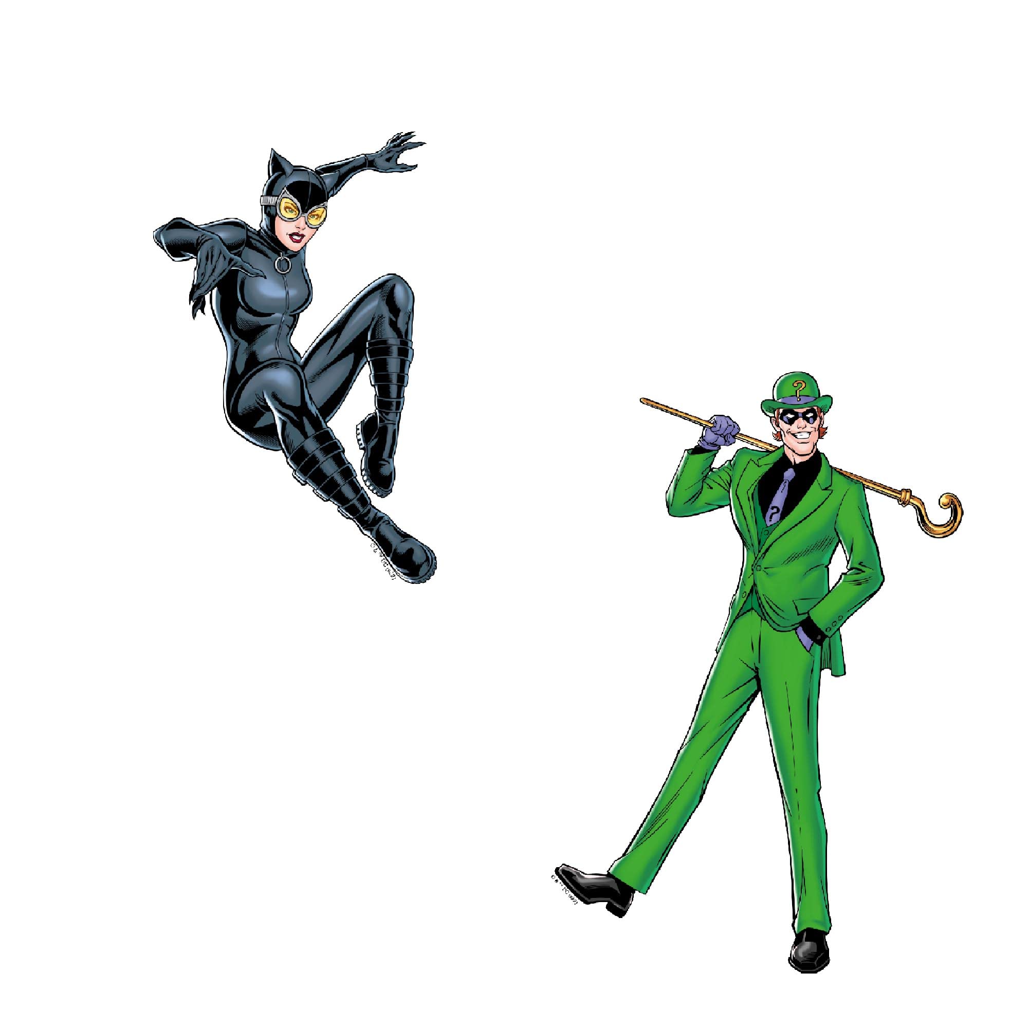Batman Villains Sticker Pack - 50pcs Premium Die-Cut Vinyl Stickers for Laptop, Water Bottle, Skateboard, Scrapbooking - Waterproof & UV Resistant - Perfect for DIY Crafts, Room Decor, Gifts and Party Favors