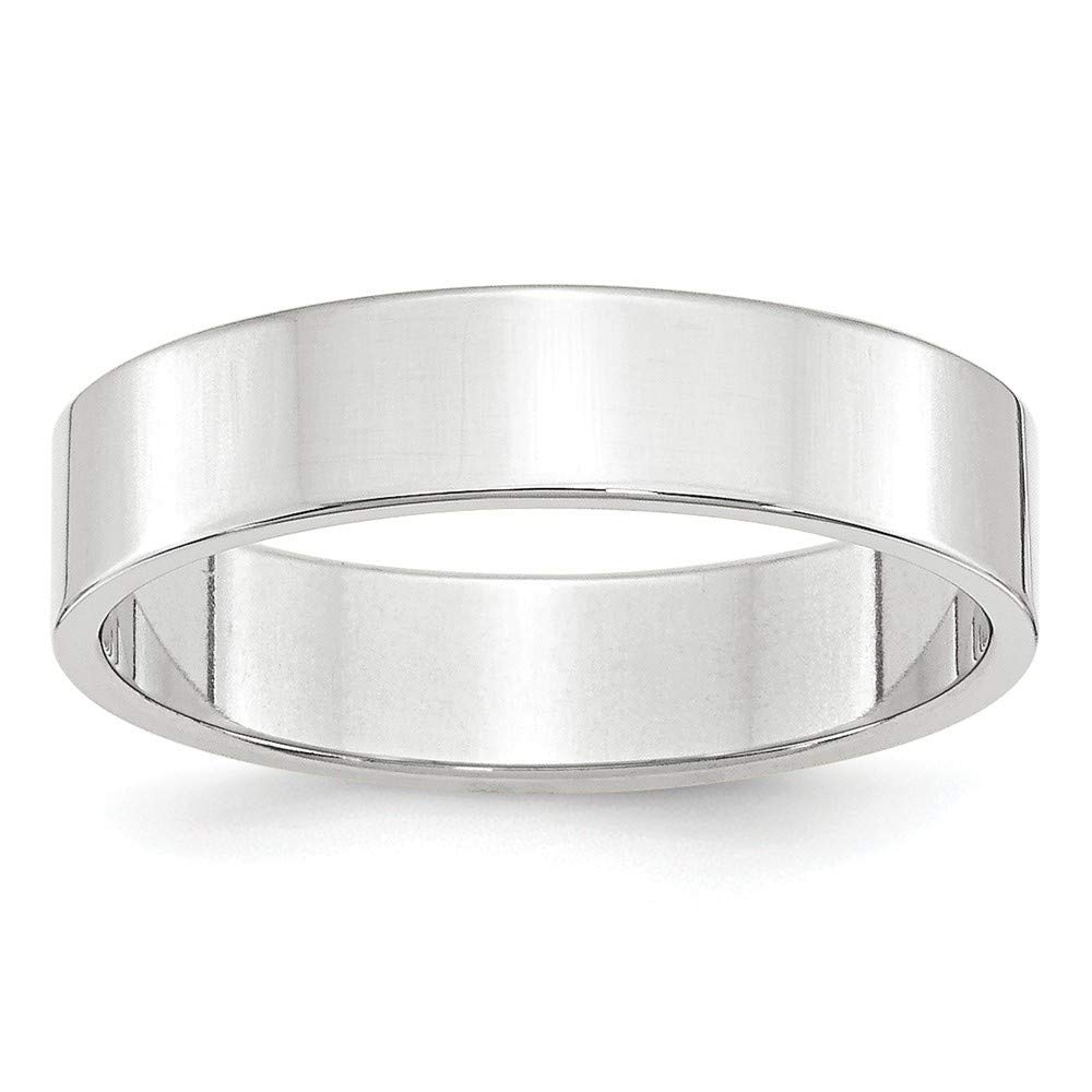 14K Gold Flat Band Ring for Women - Dainty Thin Wedding Stacking Ring in White/Yellow/Rose Gold, Sizes 2-10, Width 2mm-12mm - Perfect for Anniversary, Engagement, Promise & Everyday Jewelry Gifts