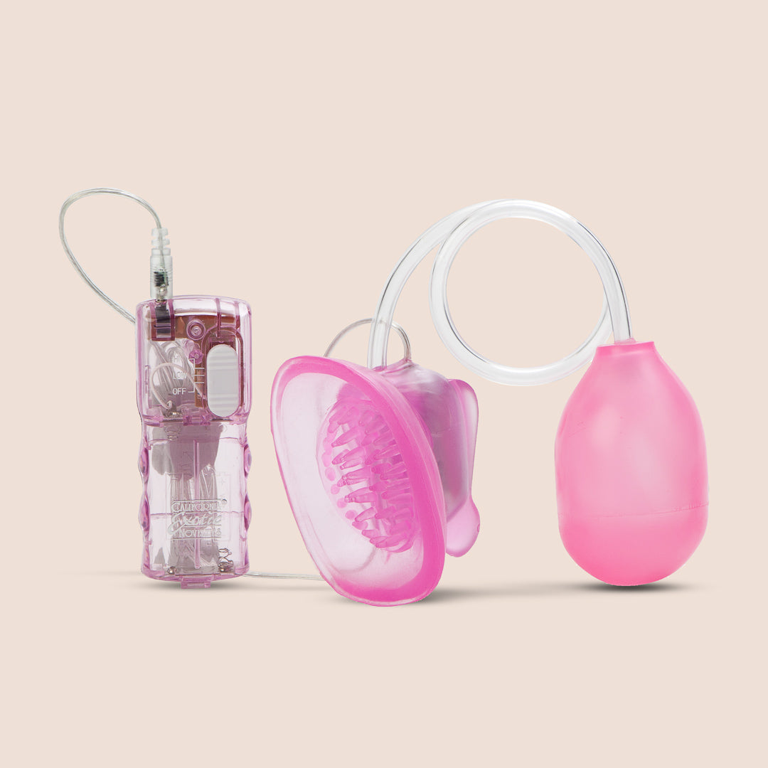 CalExotics Intimate Pump™ Vibro Pussy Sucker™ - Powerful Clitoral Stimulator & Suction Pump for Enhanced Pleasure | Perfect for Solo Play, Couples & Sensual Exploration