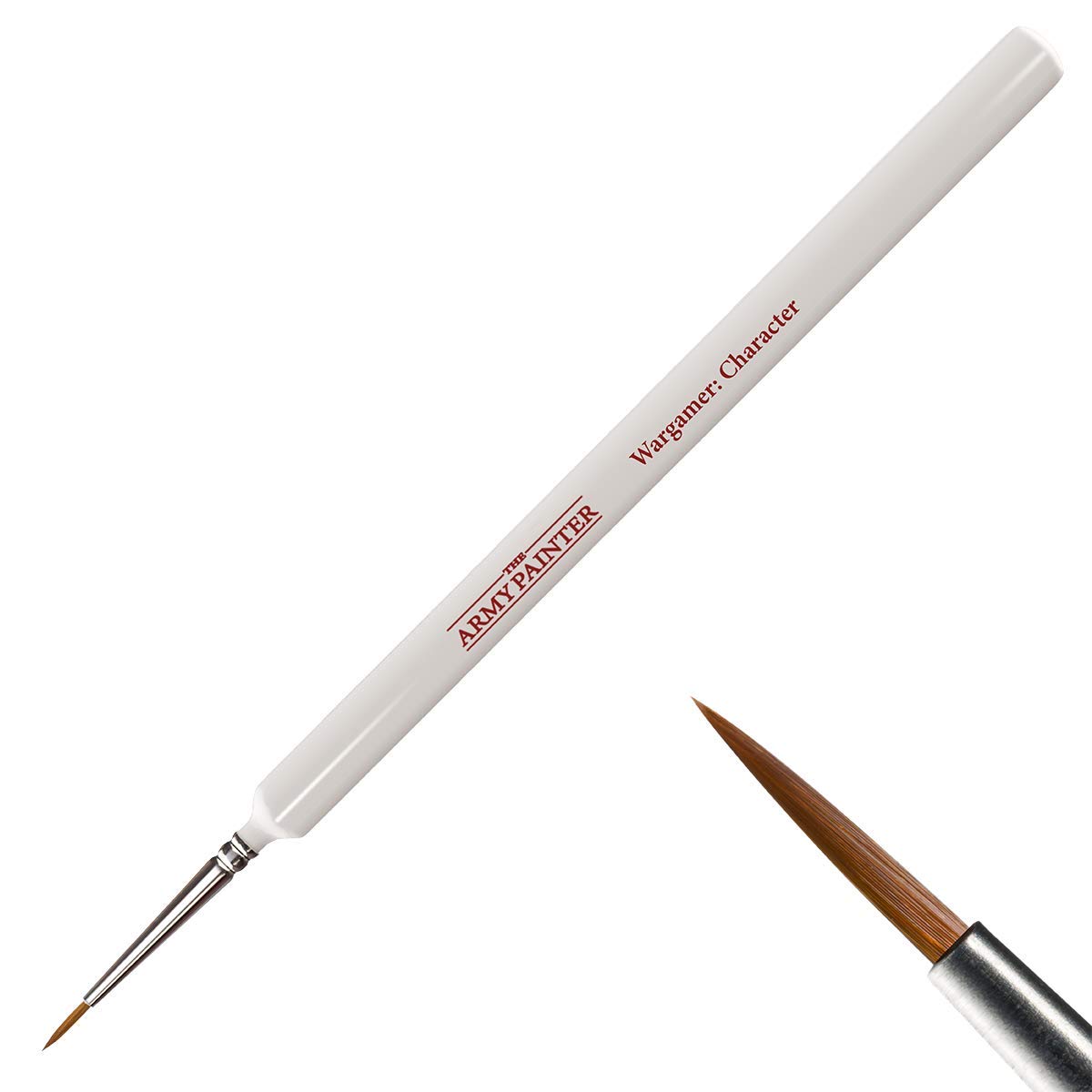 The Army Painter Wargamer: Premium Fine Detail Paint Brush Set with Rotmarder Sable Hair - Small Model Paint Brushes for Acrylic & Miniature Painting - Perfect for Warhammer, D&D, and Tabletop Gaming