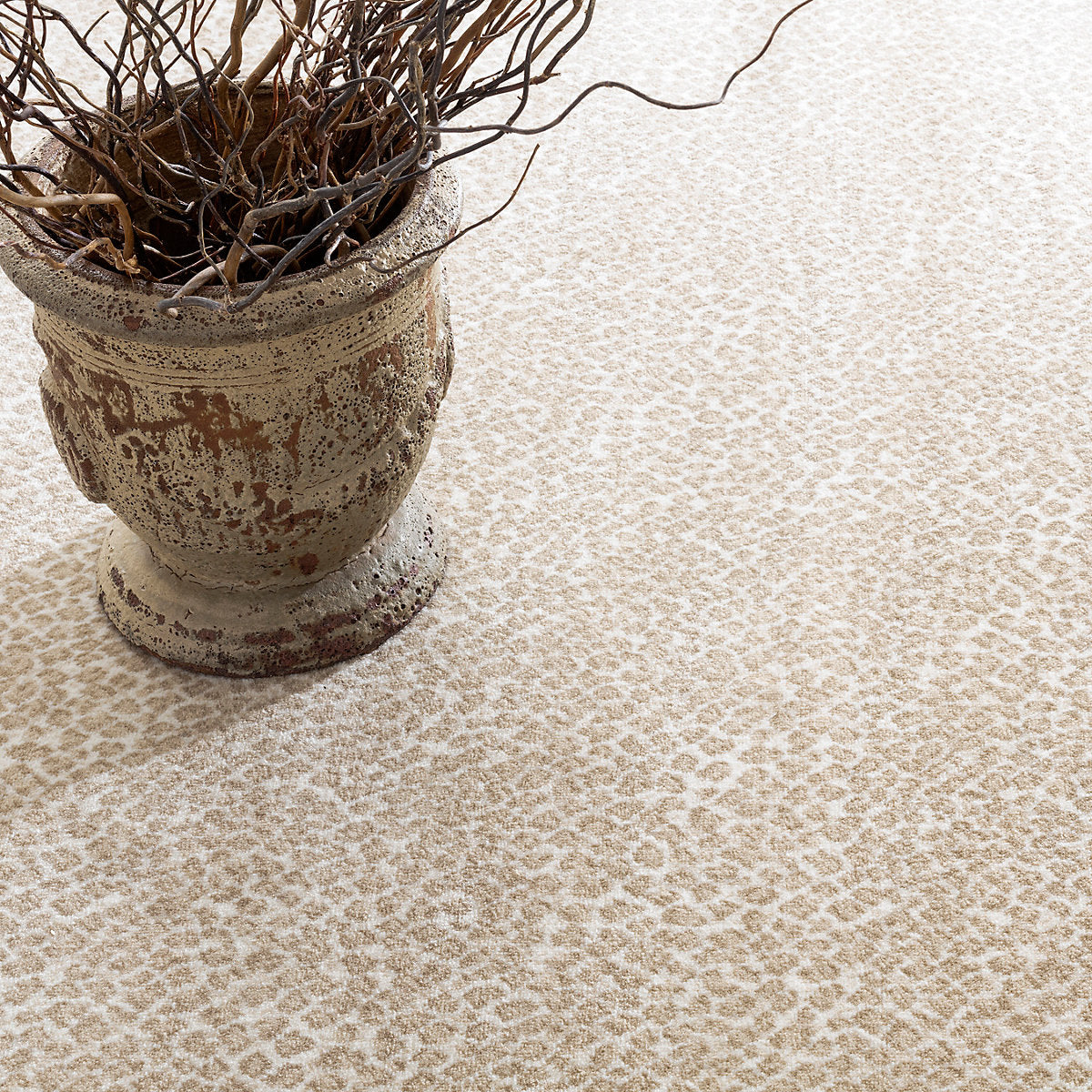 Dash & Albert Cheetah Beige Woven Custom Rug - Premium Handmade Area Rug for Living Room, Bedroom & Nursery Decor