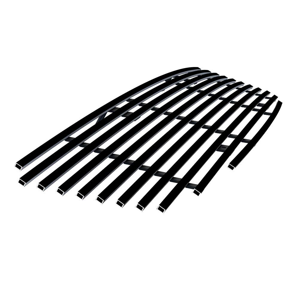 APS Compatible with Nissan Altima 2005-2006 All Models - Stainless Steel Black Billet Front Grille Insert (Part# N85411H) - Upgrade Your Car's Style & Protection for Daily Driving & Car Shows