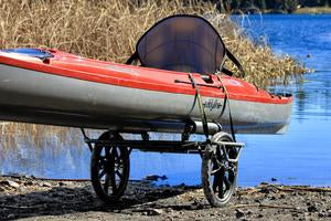 Suspenz All Terrain Super Duty Airless Kayak and Canoe Cart - Heavy Duty Portable Watercraft Carrier for Kayaking, Fishing & Outdoor Adventures