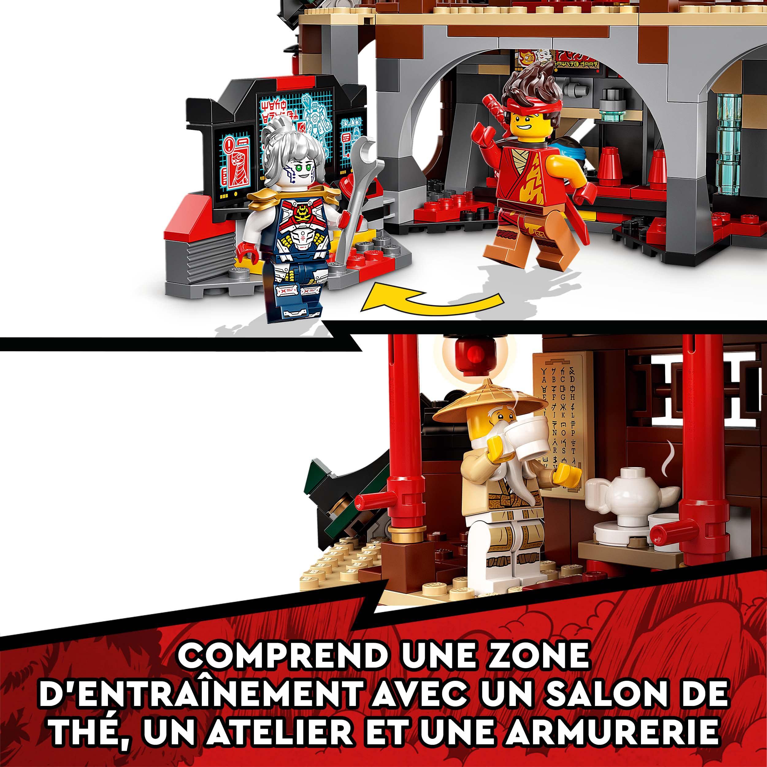 LEGO 71767 Ninjago Dojo Temple Spinjitzu Masters Building Set with Lloyd, Kai & Snake Figures - Kids Toy for Ages 8+ with Mission Banner - Perfect Gift for TV Show Fans - Great for Creative Play & Ninja-Themed Adventures