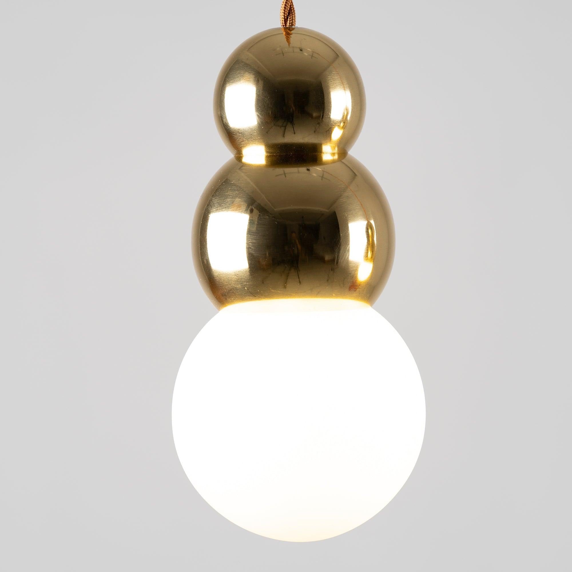 Modern LED Ball Light Pendant Lamp - Dimmable Hanging Light Fixture for Kitchen Island, Dining Room & Bedroom Decor