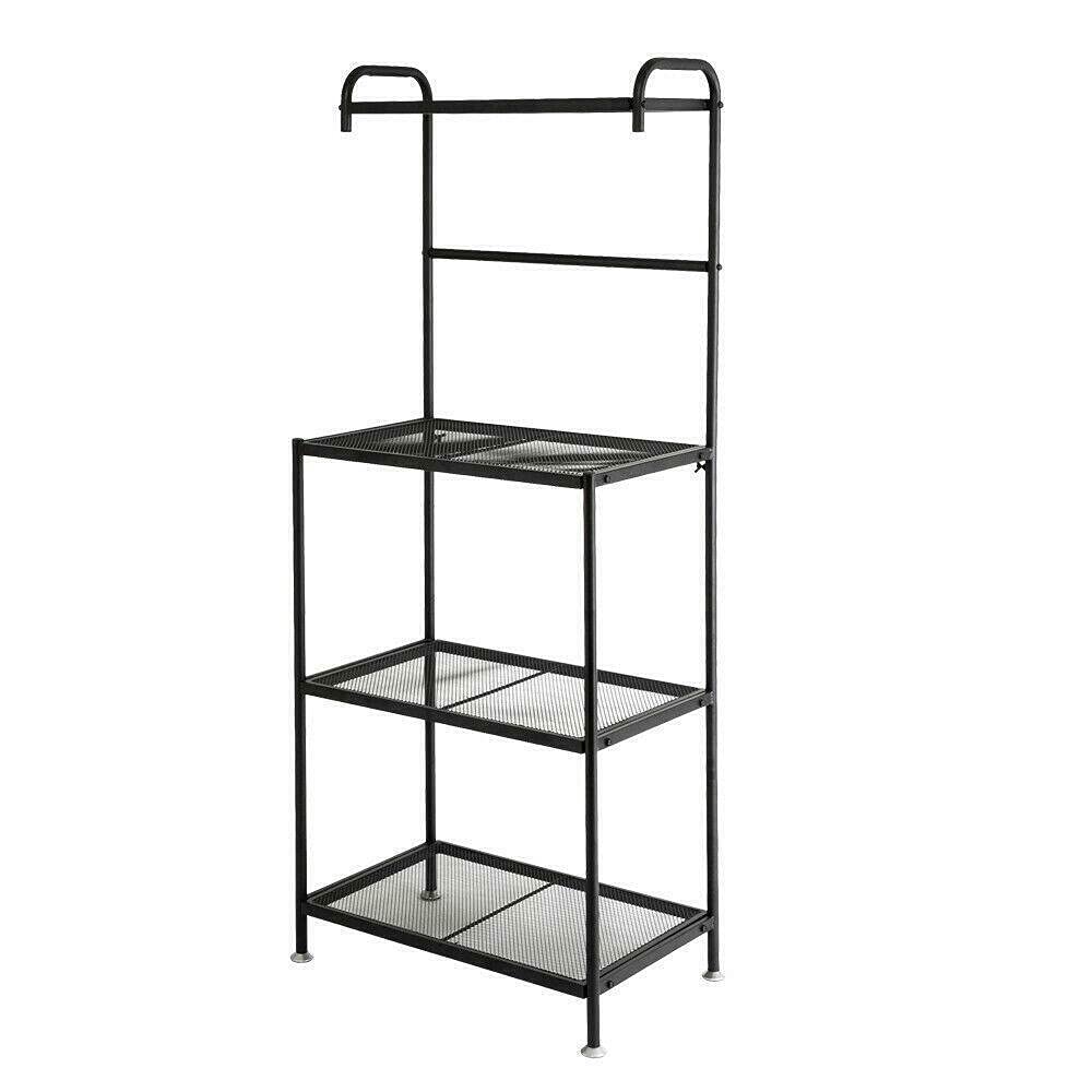 SverdloFG 4-Tier Kitchen Baker's Rack Microwave Oven Stand Storage Cart Workstation Shelf for Kitchen and Pantry Organization, Dish Rack Cabinet Organizers, Perfect for Small Spaces and Apartment Living