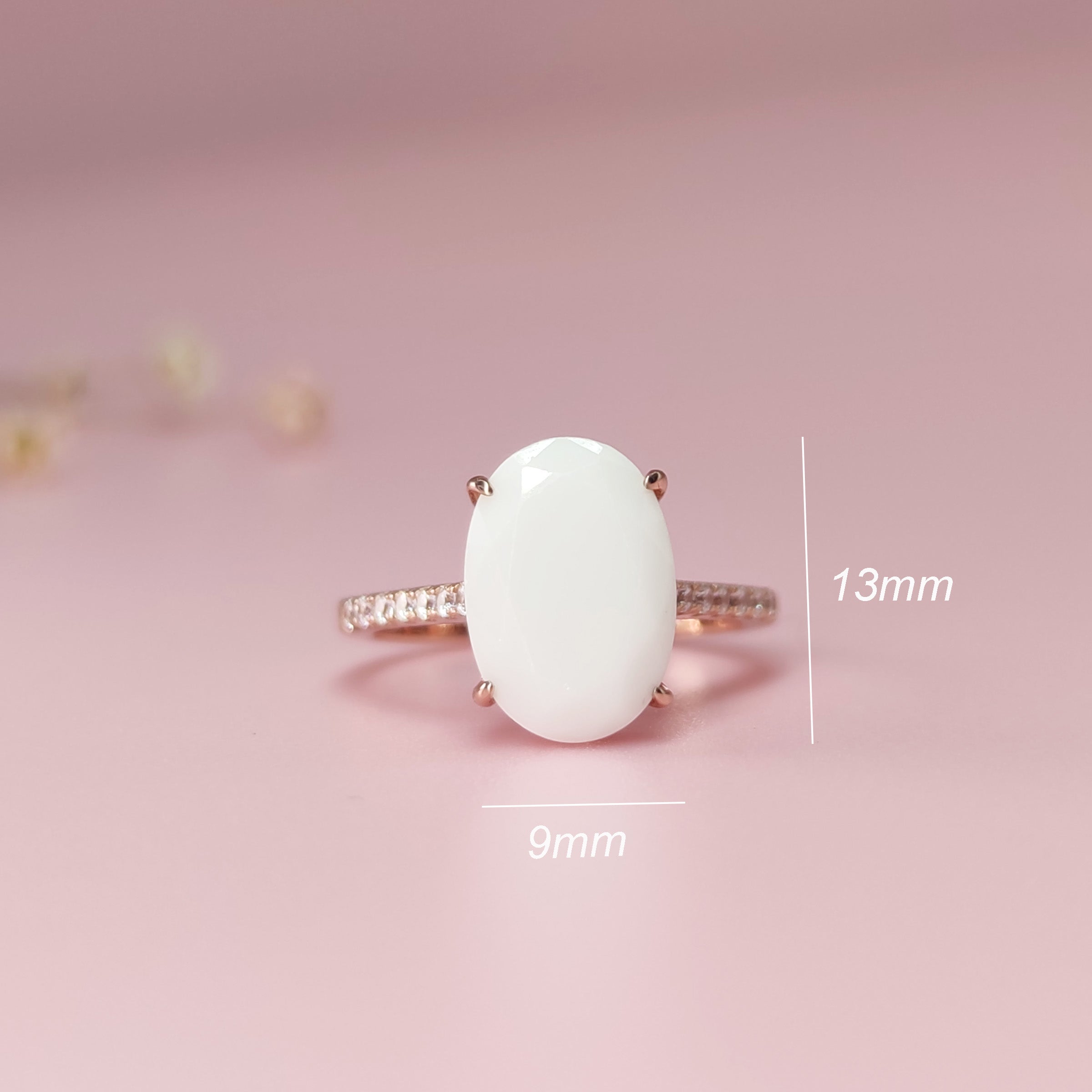 Oval Serenity Breastmilk Ring - Sterling Silver Keepsake Jewelry for Nursing Moms | Perfect Gift for Breastfeeding Mothers & New Moms