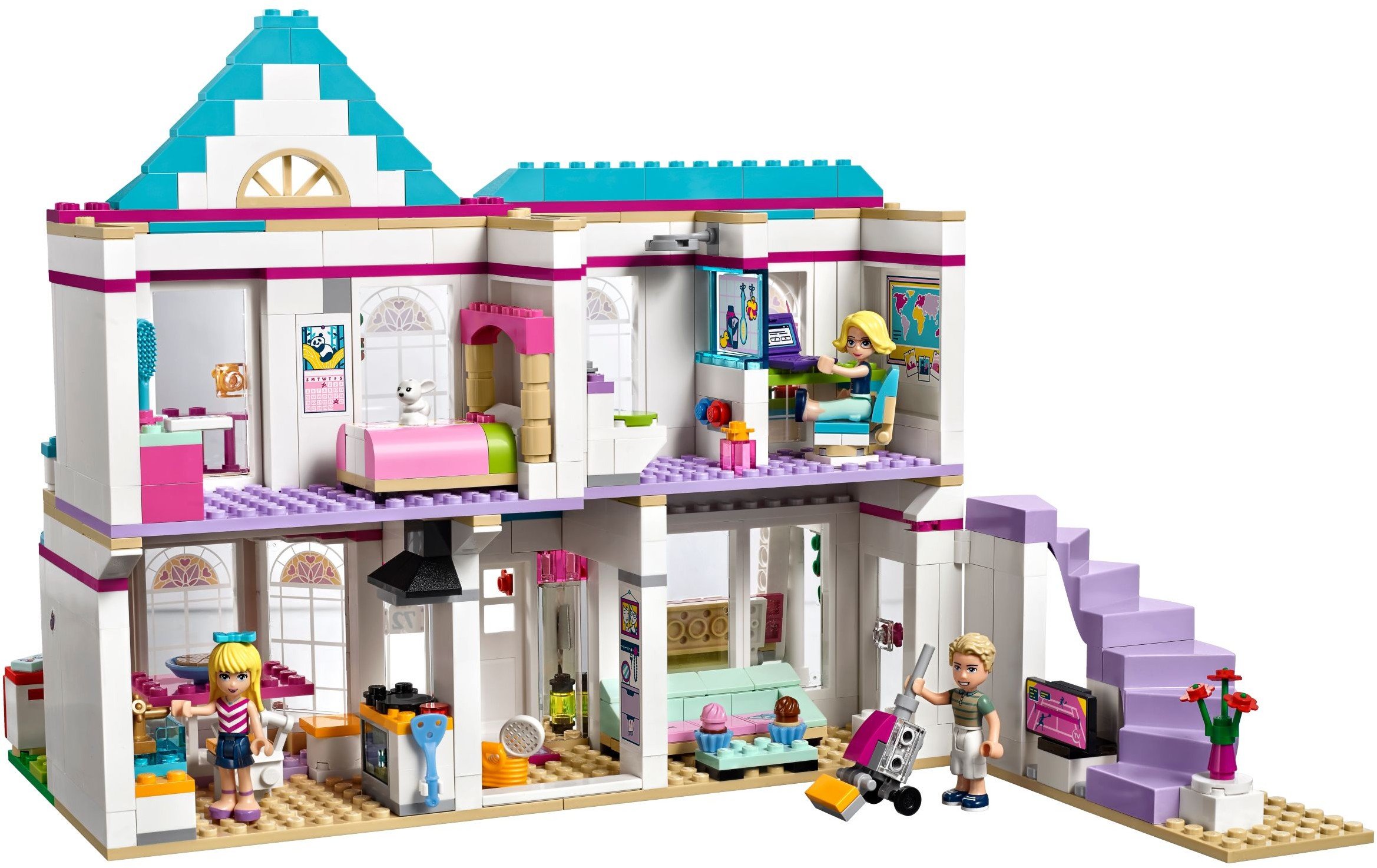 LEGO Friends Stephanie's House 41314 Building Toy Set - Creative Construction Playset for Kids, Perfect for Birthday Gifts & Pretend Play Scenes